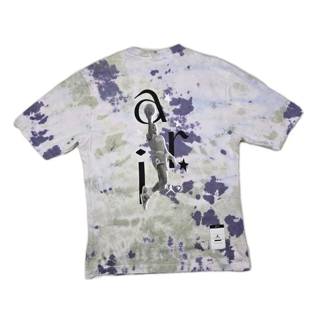 Mens Air Jordan Sport DNA ‘85 Tie Dye Short Sleeve T Shirt Small